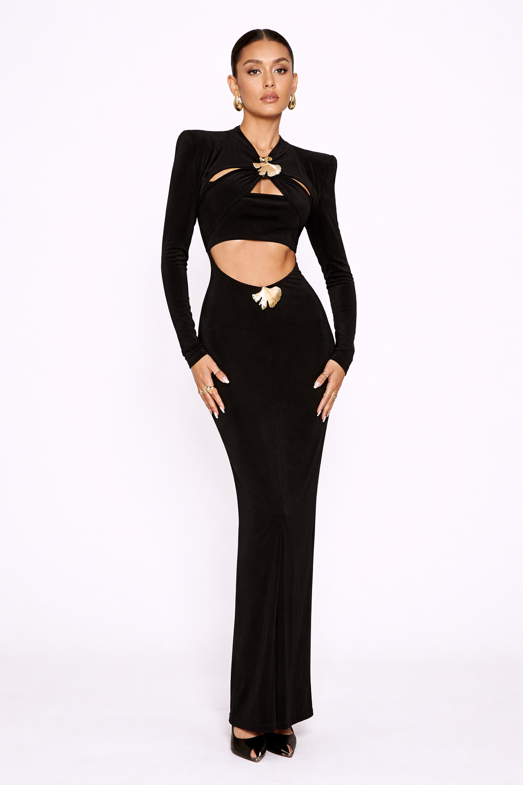 Angelica Cut-Out Maxi Dress