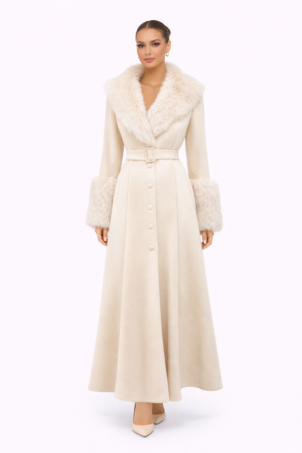 Elara Coat - Cream