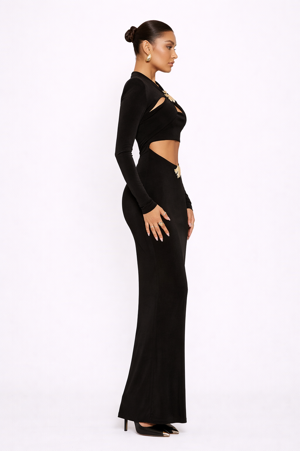 Angelica Cut-Out Maxi Dress