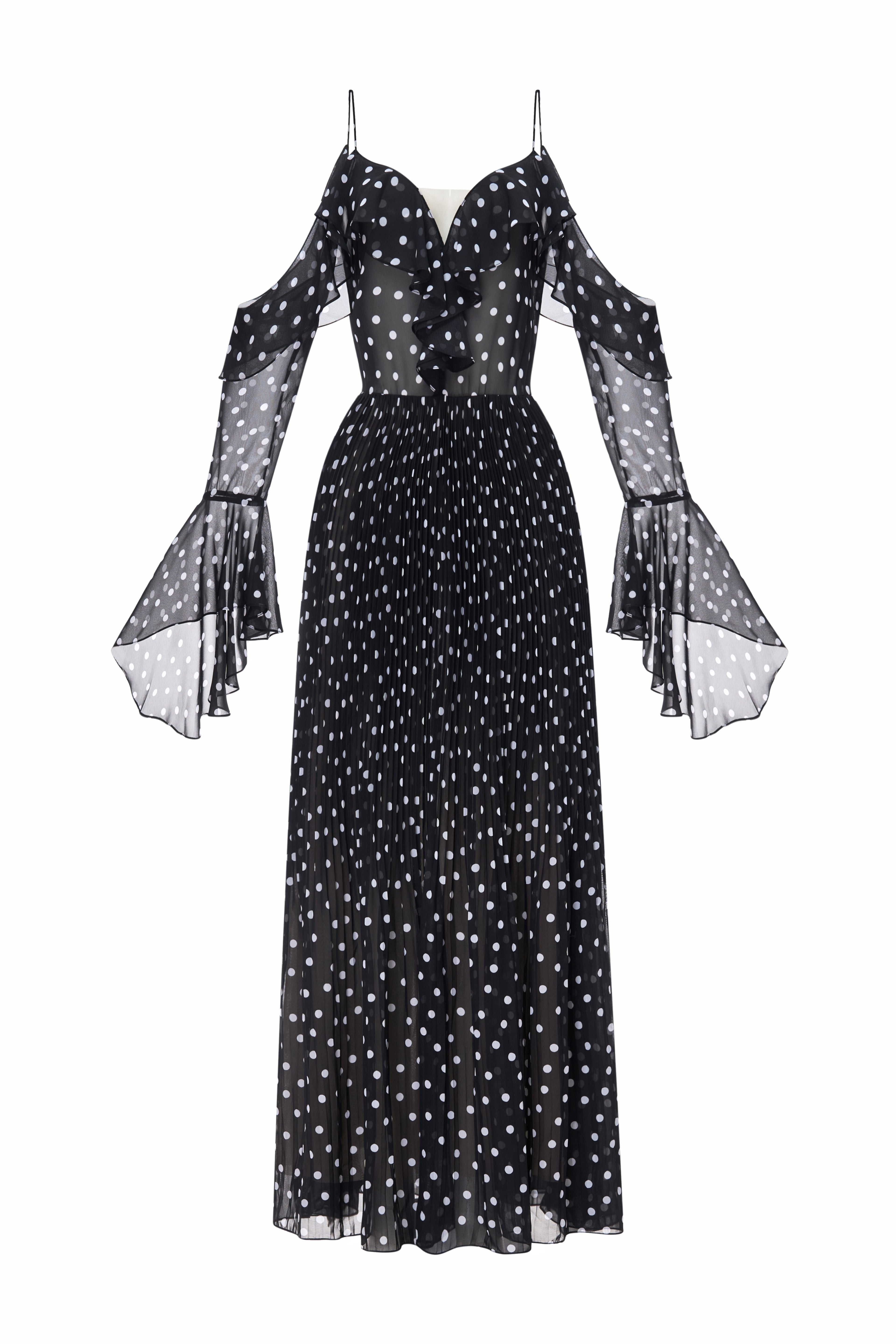 Beatrice Sweetheart Ruffle Maxi Dress