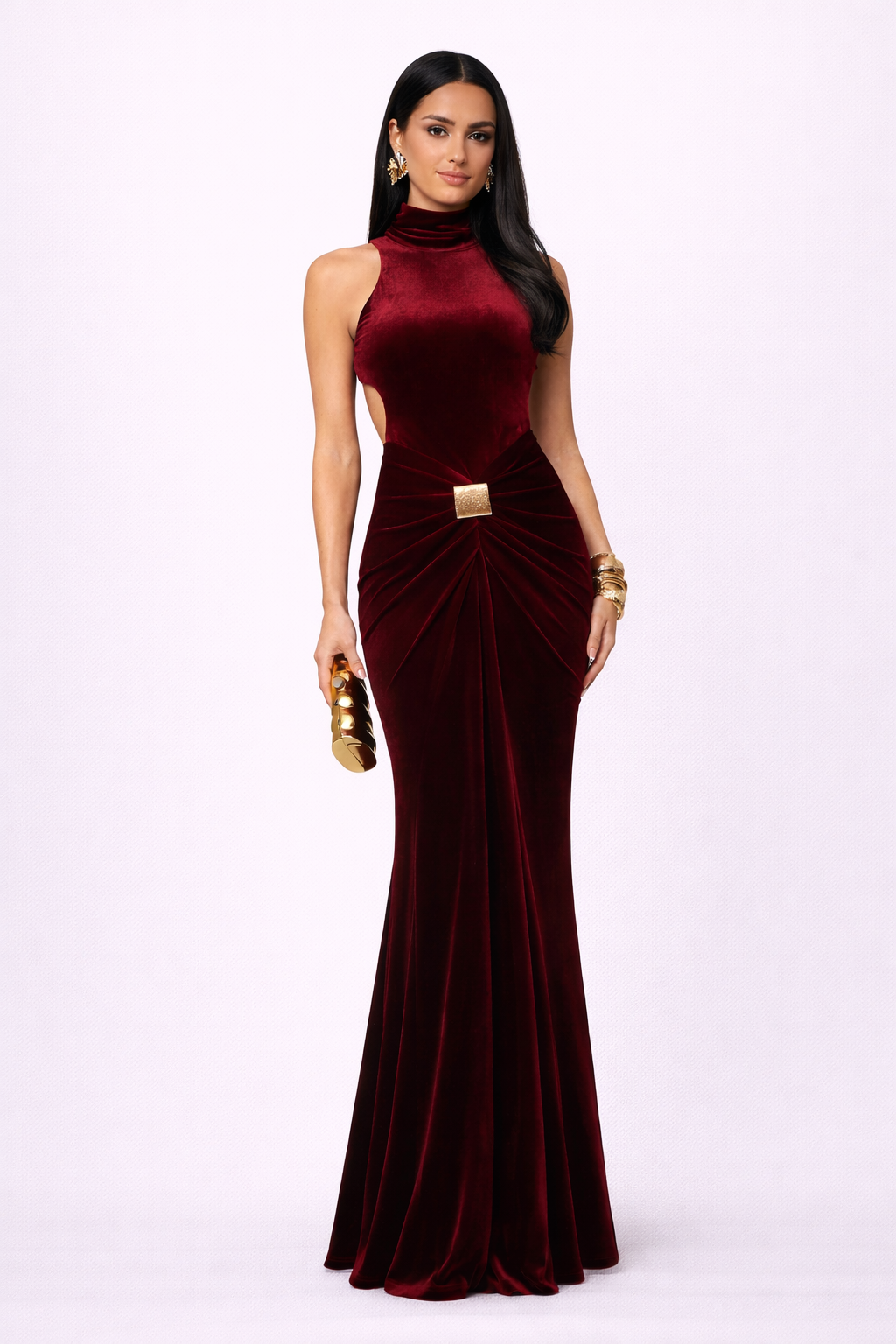 Kendall Velvet Maxi Dress