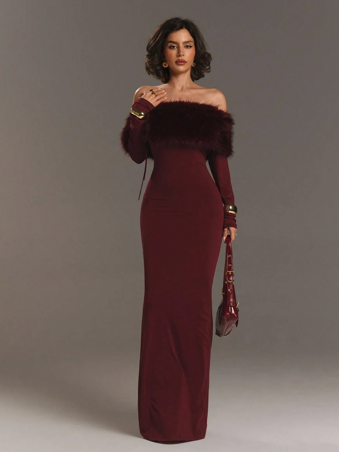 Vivienne Gown Burgundy