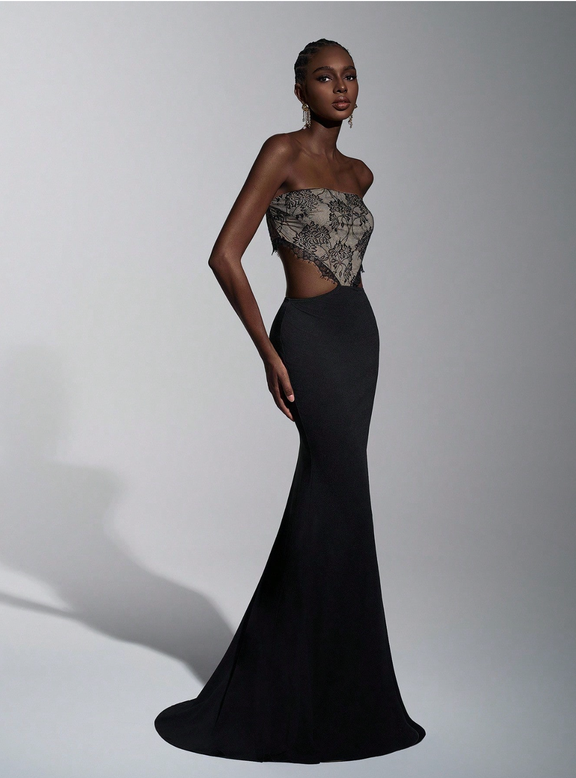 Maria Lace Cut-Out Mermaid Gown