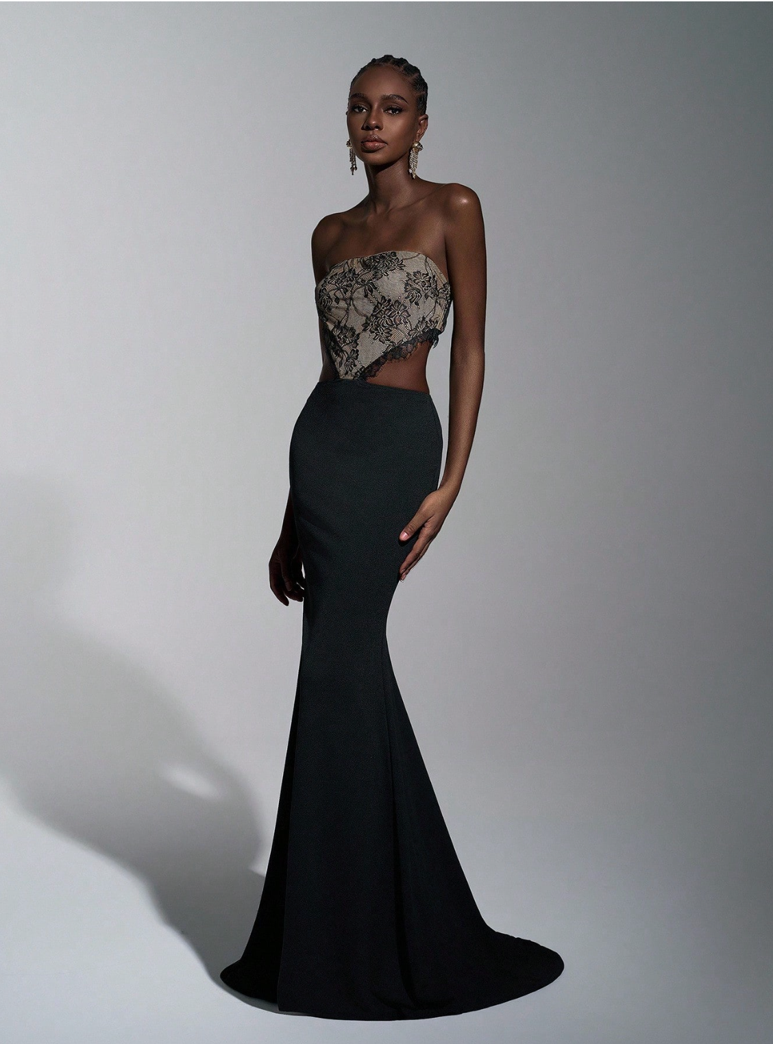 Maria Lace Cut-Out Mermaid Gown