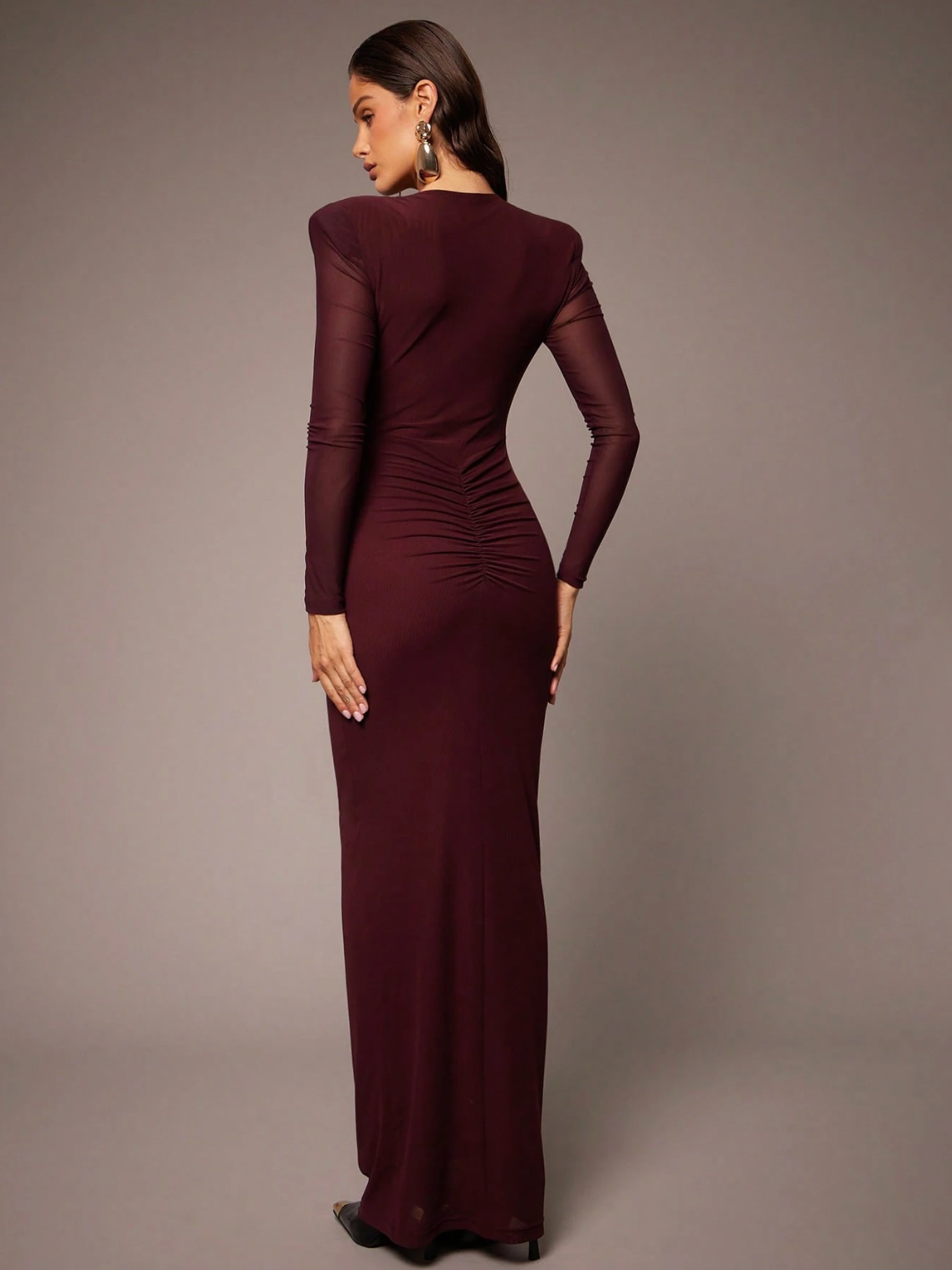 Elena Draped Maxi Dress