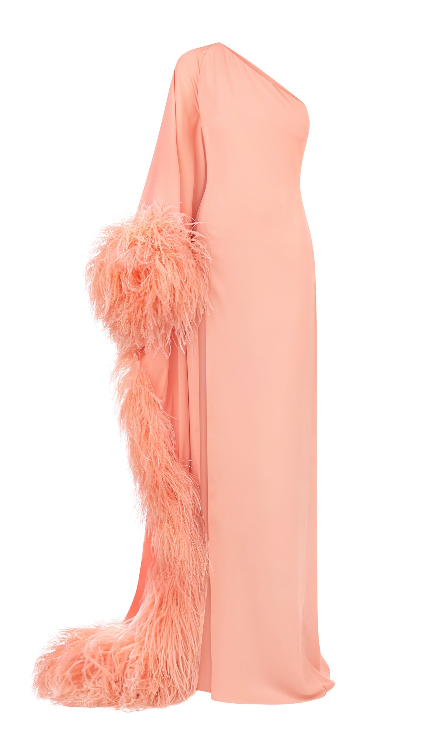 Fenix dress in sunset peach